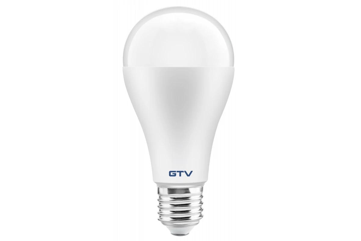 GTV LD-PC4A65-20W LED izzó, A65, 3000K, E27, 20W, 2400lm, AC180-250V/ 50-60Hz, RA>80, 200°, 164mA