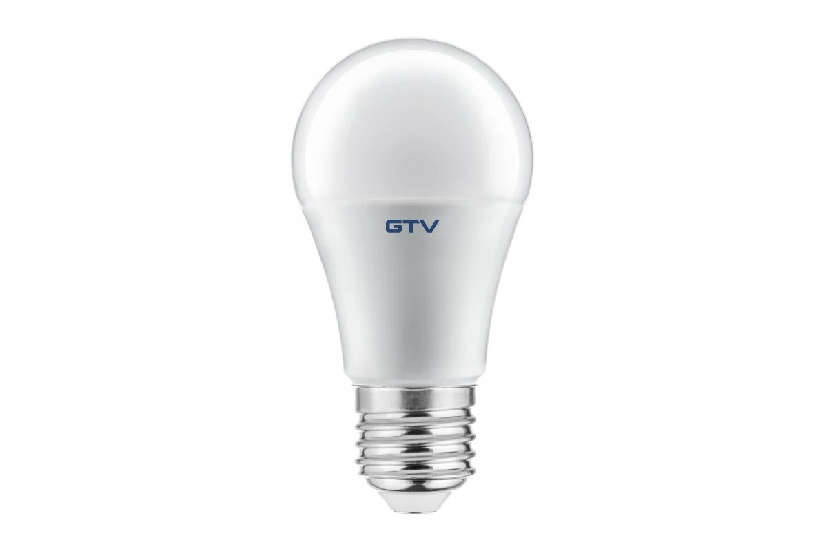 GTV LD-PN2A60-12 LED izzó 12W, E27, A60, SMD2835, semleges fehér, AC220-240V, sugárzási szög 200°, 1100 lm, 104 mA