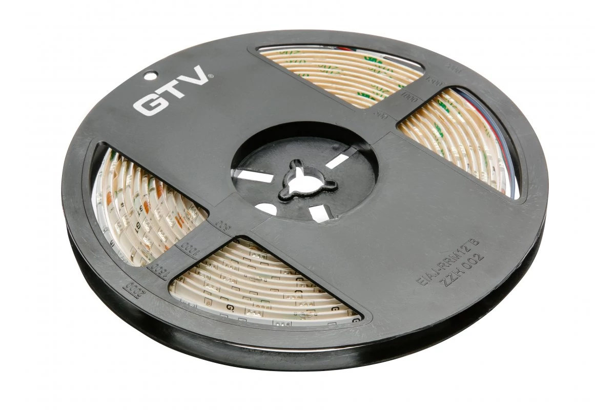 GTV LD-RGB-150-65 RGB LRD szalag, 150 LED, 36 W, IP65, 10 mm, tekercs 5 m, 12 V