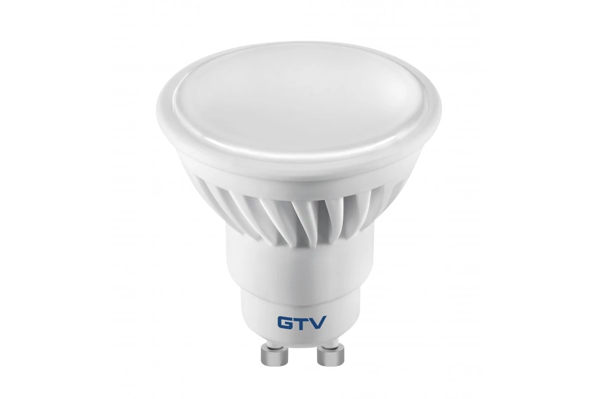 GTV LD-SM1210-10 LED izzó 10W, GU10, SMD 2835, meleg fehér, AC220-240V, sugárzási szög 120°, 720lm, 87mA