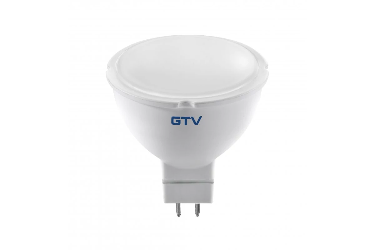 GTV LD-SM6016-30 LED izzó 6W, MR16, SMD 2835, meleg fehér, DC12V, sugárzási szög 120°, 420lm