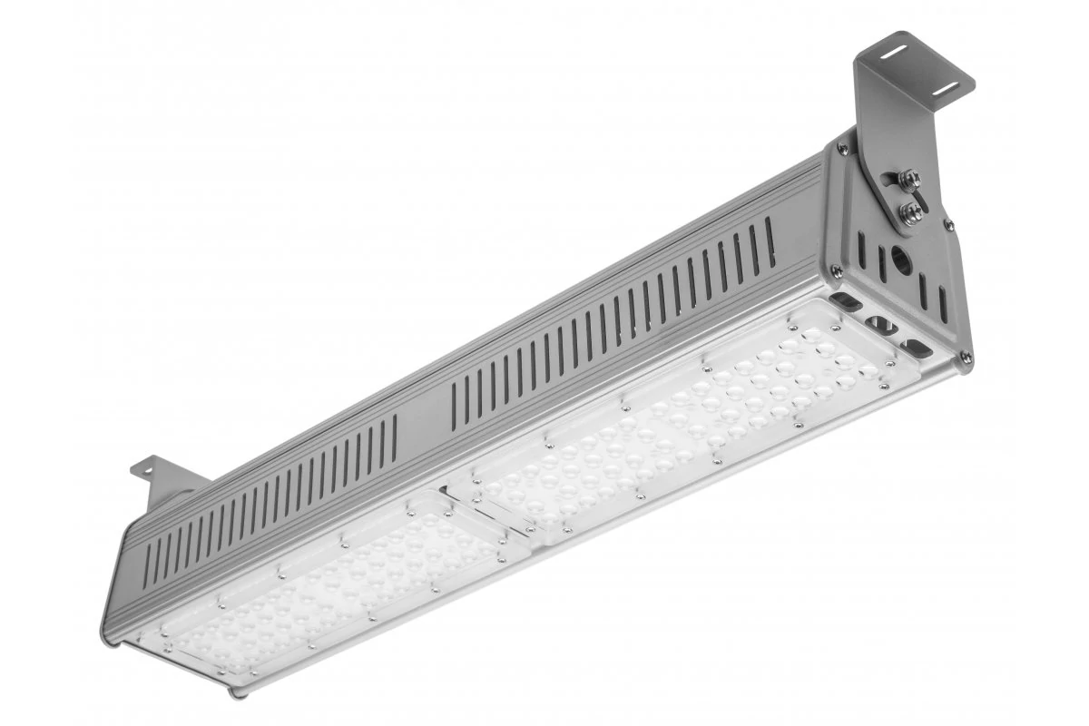 GTV LD-TK100W-40 TEKSAS LED Highbay lámpa, 100W, 12000lm, AC100-240V, 50/60Hz, IP 65, sugárzási szög 60o, 4000K, szürke