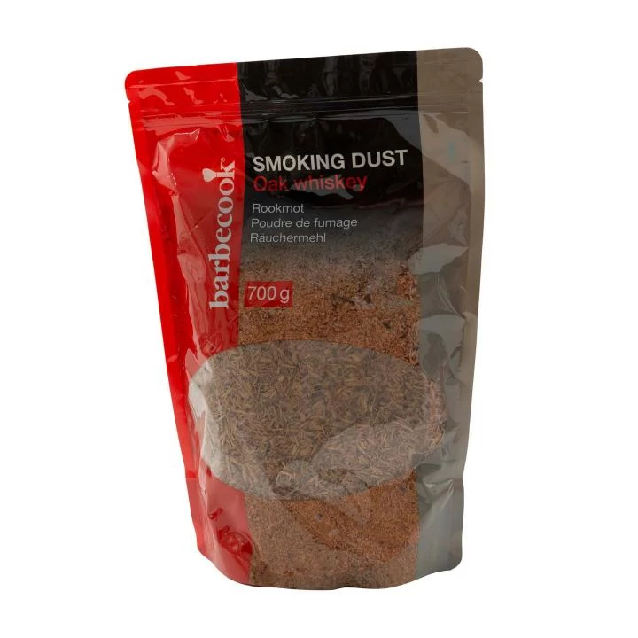 Barbecook BC-SMO-5041 tölgy füstölőpor, whisky, 700g, 100% FSC