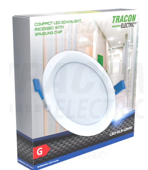 TRACON LED-DLS-6NW Kompakt beépíthető LED mélysugárzó SAMSUNG chippel 4000K