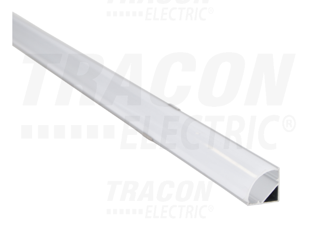 Tracon Alumínium profil LED szalagokhoz, sarok LEDSZPC (W=10mm, H=1m)