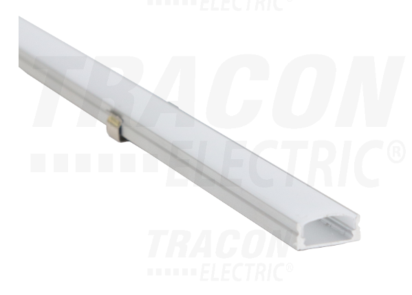 Tracon Alumínium profil LED szalagokhoz, lapos LEDSZPS10 (W=10mm, H=1m)