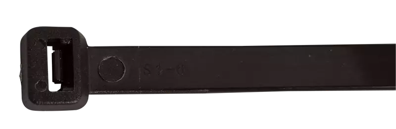 Tracon 161PR Normál kábelkötegelő, fekete 160×2.6mm, D=1-40mm, PA6.6