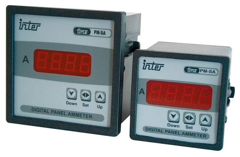 Tracon ACAMD-P-72 Digitális ampermérő áramváltós méréshez relékimenettel 72×72mm, 5A AC