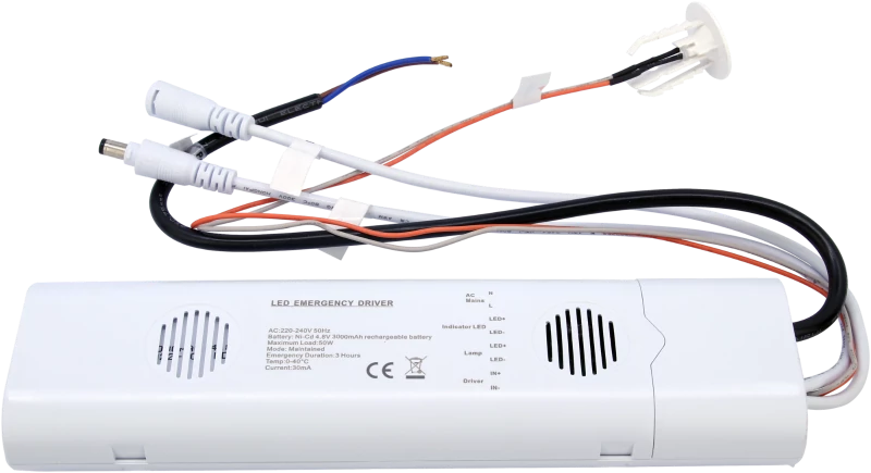 Tracon INV-DL-15 Inverteres vészvilágító kiegészítő egység LED panelekhez 19,2V, 1500mAh Ni-Cd, 16-50W panel