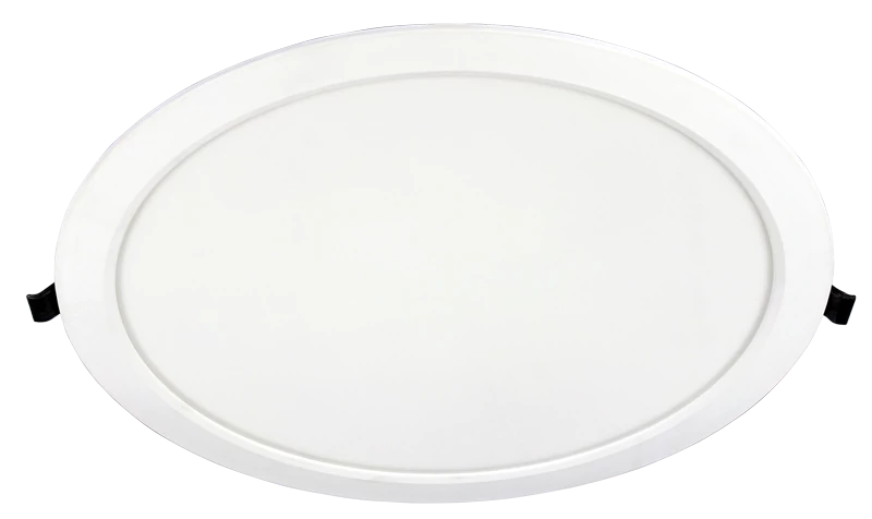 Tracon LED-DLV-24NW Védett, beépíthető LED mélysugárzó, kerek, fehér 220-240 VAC, 24 W, 4000 K, 2490 lm, IP44, EEI=F