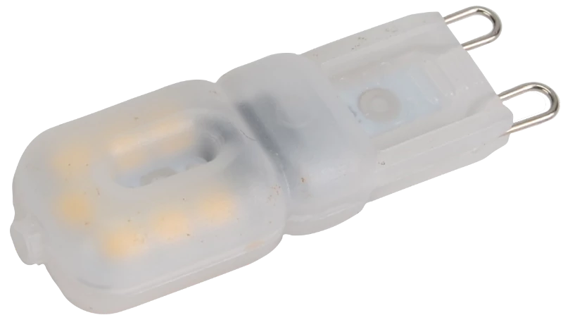 Tracon LG9X2,5NW LED fényforrás műanyag házban 230 VAC, 2,5 W,4000 K,G9,180 lm, 270°, EEI=G