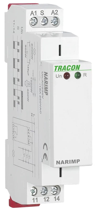 Tracon NARIMP Impulzusrelé AC230V, 16A/AC1/230V, l=max.5m (AC)