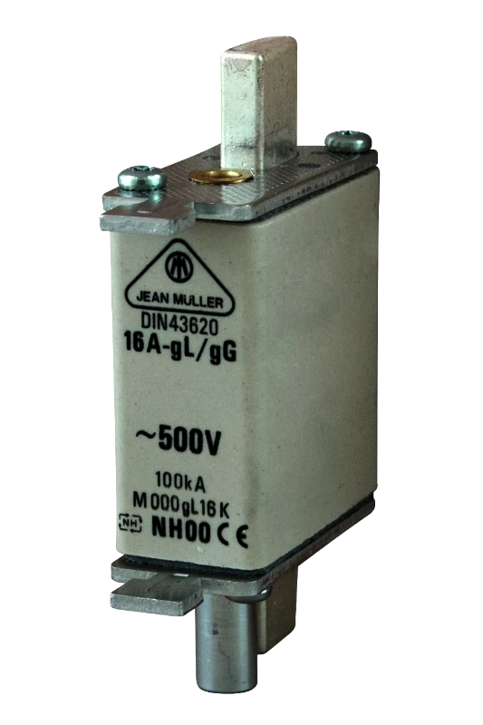 Tracon NK00C-10 Kiütőszeges késes biztosító Un=400V AC, 10A, 00C, 100kA/500VAC, gG