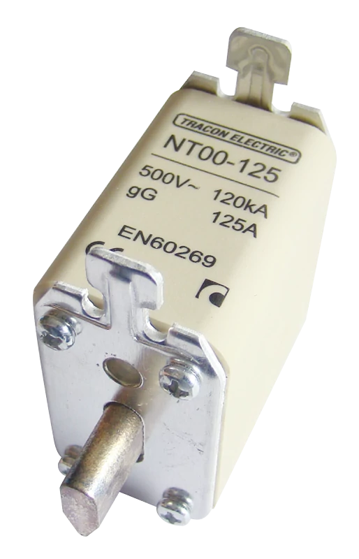 Tracon NTM00-160 Késes biztosító Un=400V AC, 160A, 00, 120kA/500VAC, aM