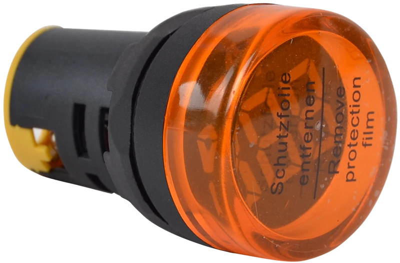 Tracon NYG3-VY Feszültségmérő, LED jelzőfény,sárga 24-500VAC, d=22mm