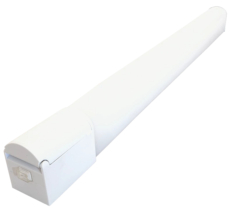 Tracon TLFLEDS8NW Védett integrált LED-es bútorvilágító csatlakozóaljzattal 230 V, 50 Hz, 8 W, 720 lm, 4000 K, IP44, EEI=G