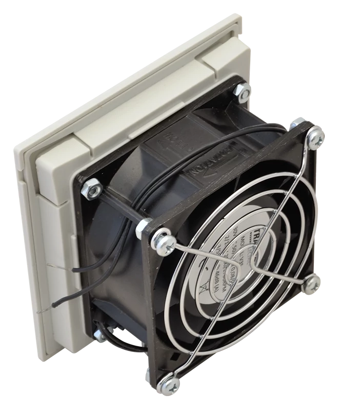 Tracon V35 Szellőztető ventilátor szűrőbetéttel 105×105mm, 35/40m3/h, 230V 50-60Hz, IP54