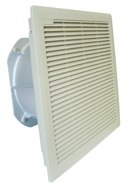 Tracon V375 Szellőztető ventilátor szűrőbetéttel 325×325mm, 375/500m3/h, 230V 50-60Hz, IP54