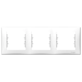 Schneider Electric Sedna Hármas keret, vízszintes fehér SDN5800521